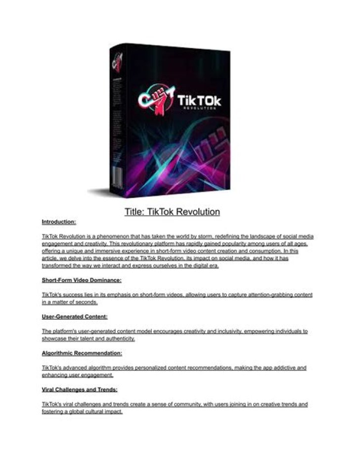 TikTok: The Global Phenomenon Redefining Social Media